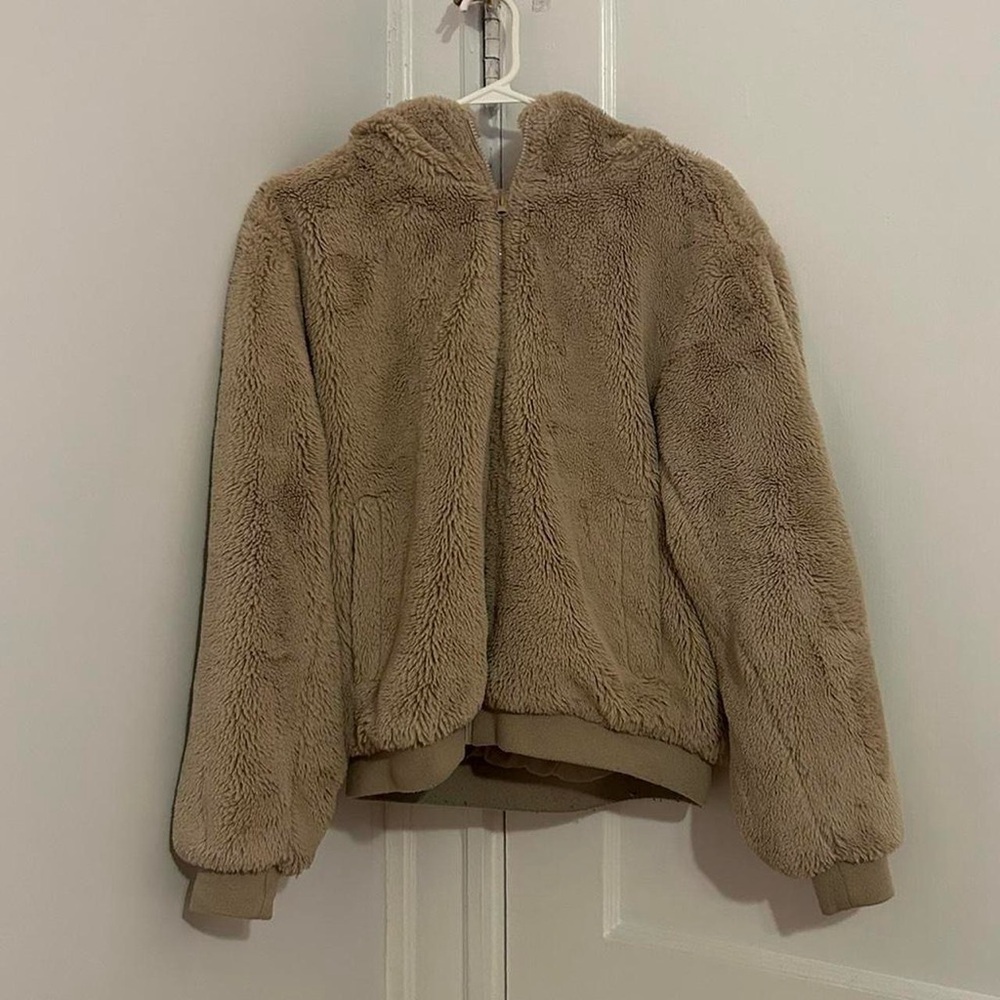 Blanc Noir Tan Teddy Jacket
